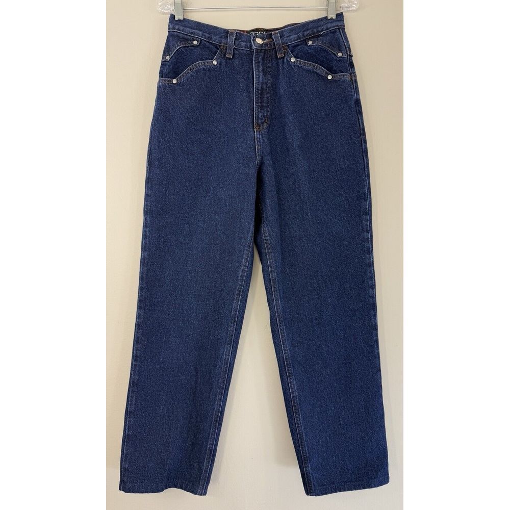 Rockies Relaxed Long Rise Bareback Jeans Woman's 28x27 Tagged 9/10 Western Rodeo